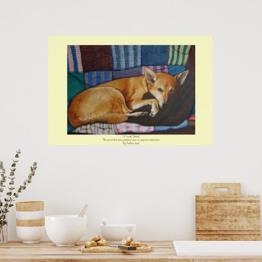 labrador duitse herderhond poster (Keuken)