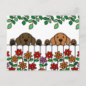 Labrador Duo die je Briefkaart ziet (Voorkant)