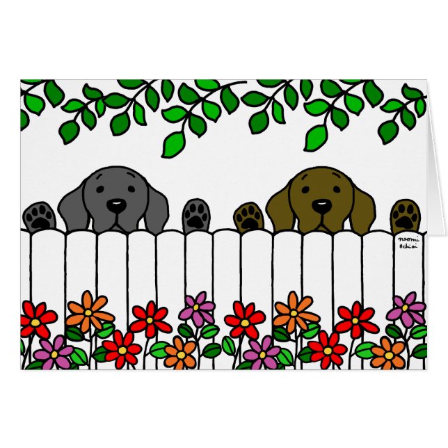 Labrador Duo die je ziet (Voorkant Horizontaal)