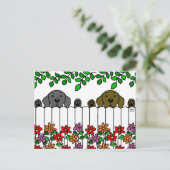 Labrador Duo die je ziet Briefkaart (Staand voorkant)