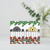 Labrador Duo die je ziet Briefkaart (Staand voorkant)