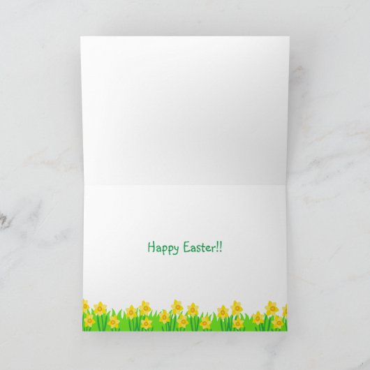 Labrador Easter Bunnies Feestdagen Kaart (Binnen)