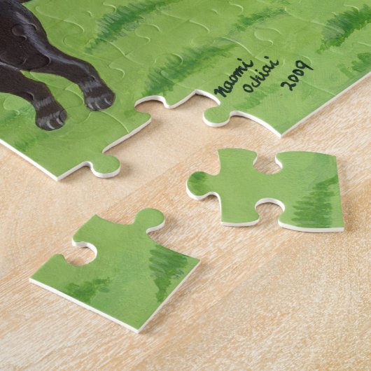 Labrador Easter Bunnies Legpuzzel (Zijkant)