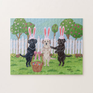 Labrador Easter Bunnies Legpuzzel