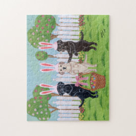Labrador Easter Bunnies Legpuzzel