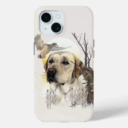 Labrador, eendenjacht Case-Mate iPhone case (Achterkant)