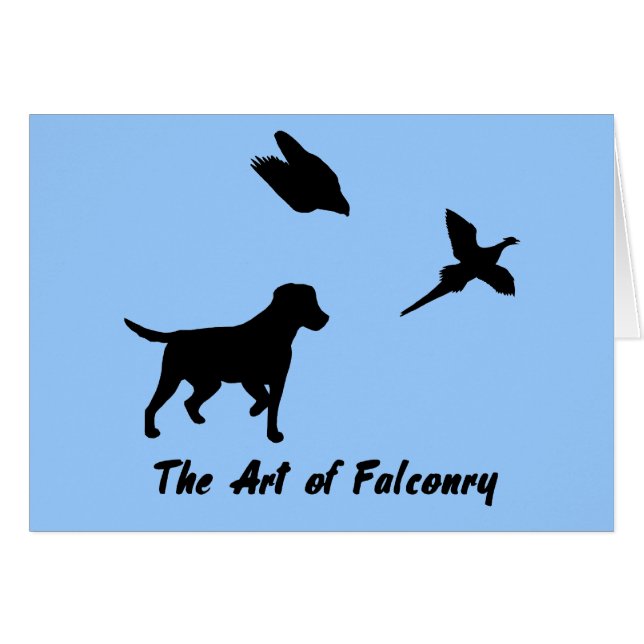 Labrador en Falconry (Voorkant Horizontaal)