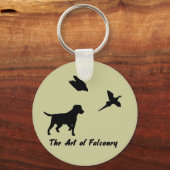 Labrador en Falconry Sleutelhanger (Voorkant)