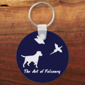 Labrador en Falconry Sleutelhanger (Voorkant)