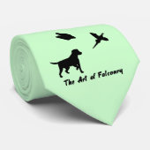Labrador en Falconry Stropdas (Opgerold)