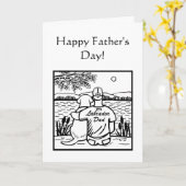 Labrador en papa kaart (Gele Bloem)