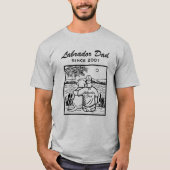 Labrador en papa t-shirt (Voorkant)
