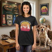 Labrador Evolutie Grappige Witte Silhouet Zonsonde T-shirt