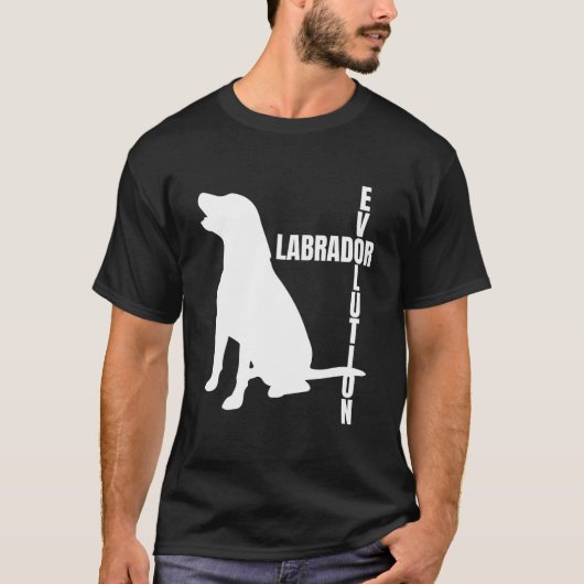Labrador Evolution Is Labrador Mom Is Labrador Dad T-shirt (Voorkant)
