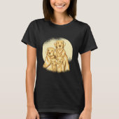 Labrador Familie T-shirt (Voorkant)