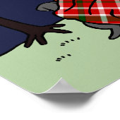 Labrador Family en Starry Sky Poster (Hoek)