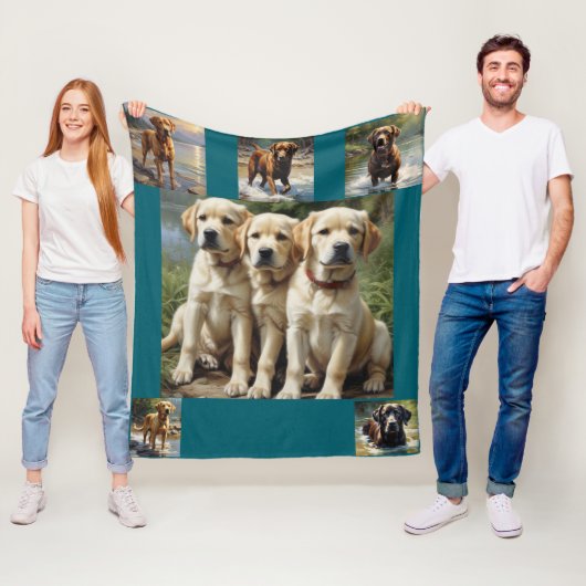 Labrador Fleece Deken (In situ)