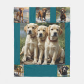 Labrador Fleece Deken (Voorkant)
