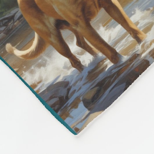 Labrador Fleece Deken (Hoek)