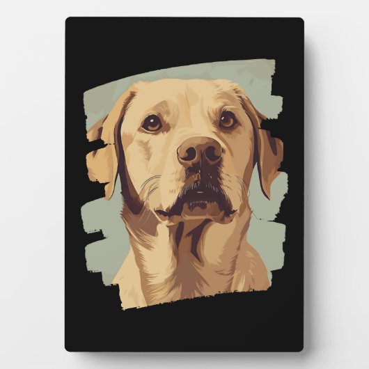 Labrador Fotoplaat (voorkant)
