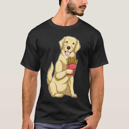 Labrador friet t-shirt (Voorkant)