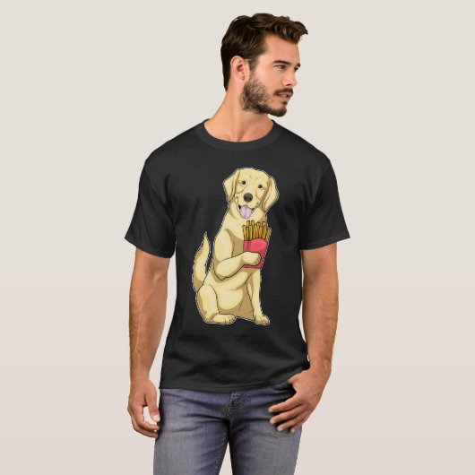 Labrador friet t-shirt (Voorkant volledig)