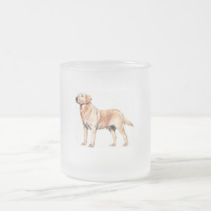 Labrador Frosted Glass Mok