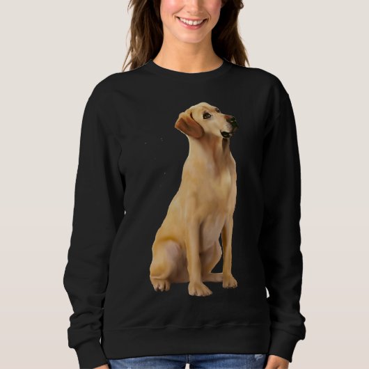Labrador geel opzoeken trui (Voorkant)