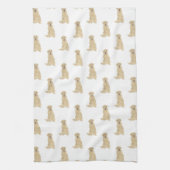 Labrador (geel) theedoek (Verticaal)