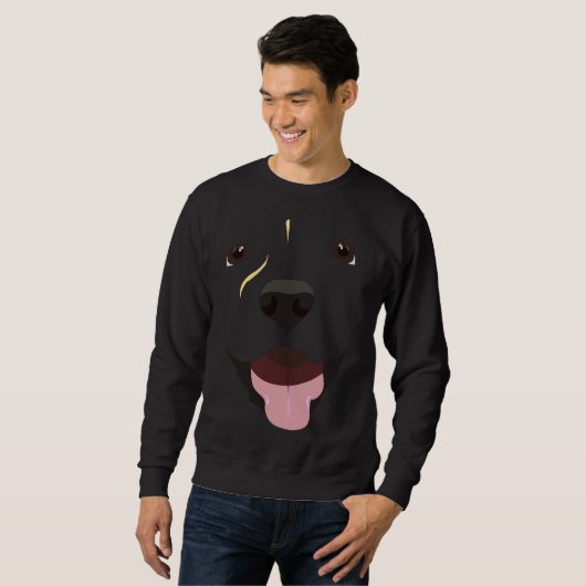 Labrador Gezichtskostuum Trui (Voorkant volledig)