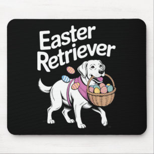 Labrador Golden Retriever Bunny Springs Eieren Pas Muismat