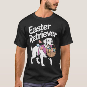 Labrador Golden Retriever Bunny Springs Eieren Pas T-shirt