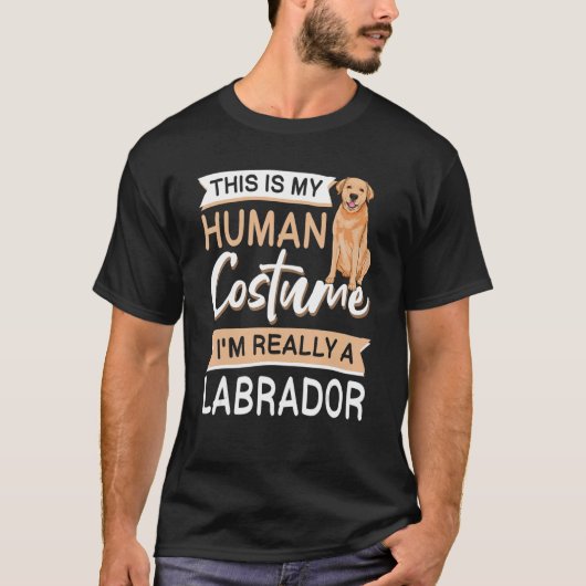 Labrador Halloween Dog Apparel for Lab Owner T-shirt (Voorkant)