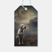 labrador halloween eng cadeaulabel (Achterkant)