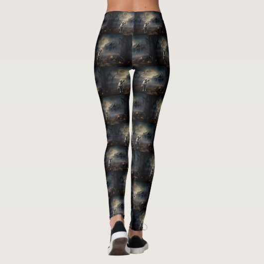 labrador halloween eng leggings (Achterkant)