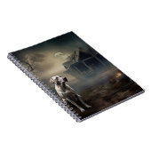 labrador halloween eng notitieboek (Rechterzijde)