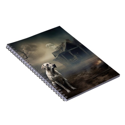 labrador halloween eng notitieboek (Rechterzijde)