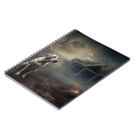 labrador halloween eng notitieboek (Linkerzijde)