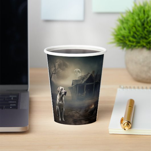 labrador halloween eng papieren bekers (Insitu)