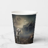 labrador halloween eng papieren bekers (Achterkant)