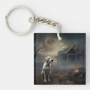 labrador halloween eng sleutelhanger