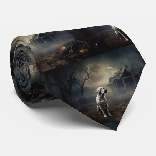 labrador halloween eng stropdas (Opgerold)