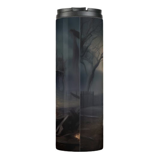 labrador halloween eng thermosbeker (Achterkant)