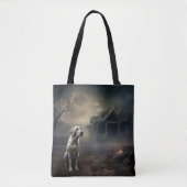 labrador halloween eng tote bag (Voorkant)