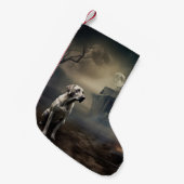 Labrador Halloween Engverstorend Kleine Kerstsok (Voorkant (Hangend))