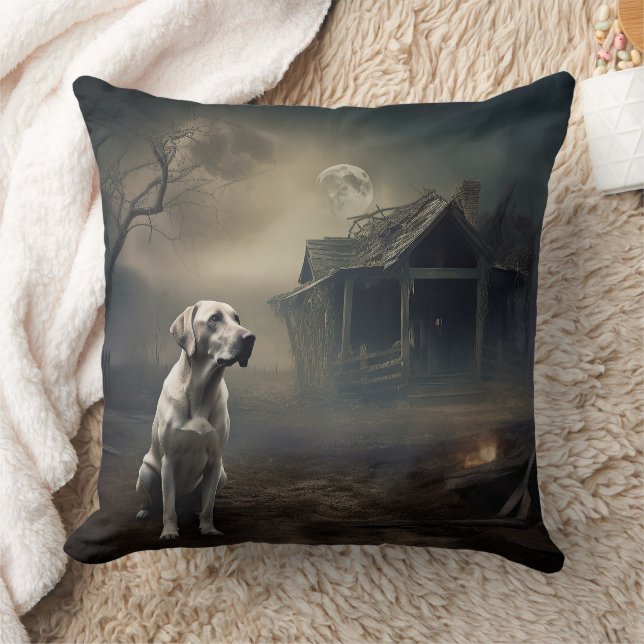 Labrador Halloween Engverstorend Kussen (Deken)