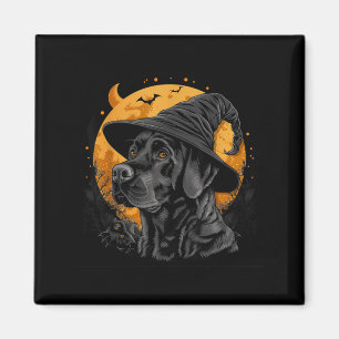Labrador Halloween Grappige Lieve Hond Zwarte Lab Magneet
