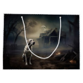 Labrador Halloween Griezelen Groot Cadeauzakje (Achterkant)