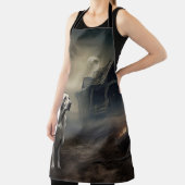 Labrador Halloween Griezelen Schort (Insitu)