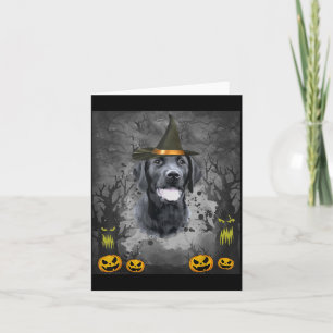 Labrador Halloween Kaart